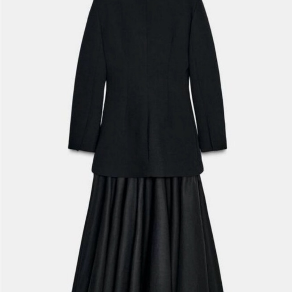 Zara Black Midi Dress - Picture 6 of 7